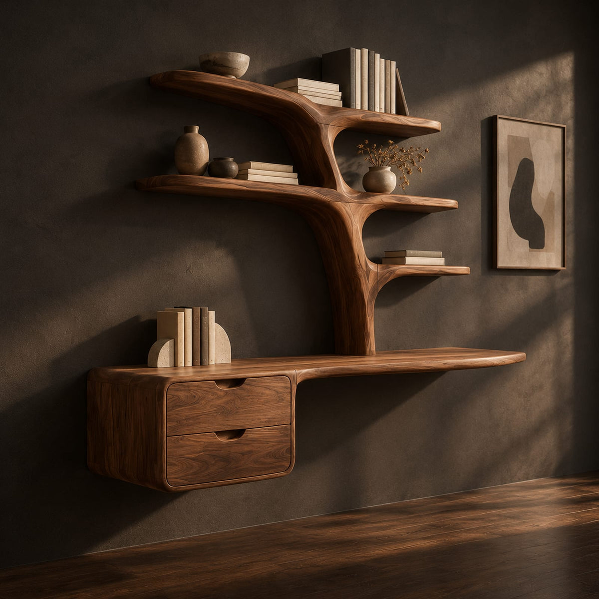 Natural wood grain detail