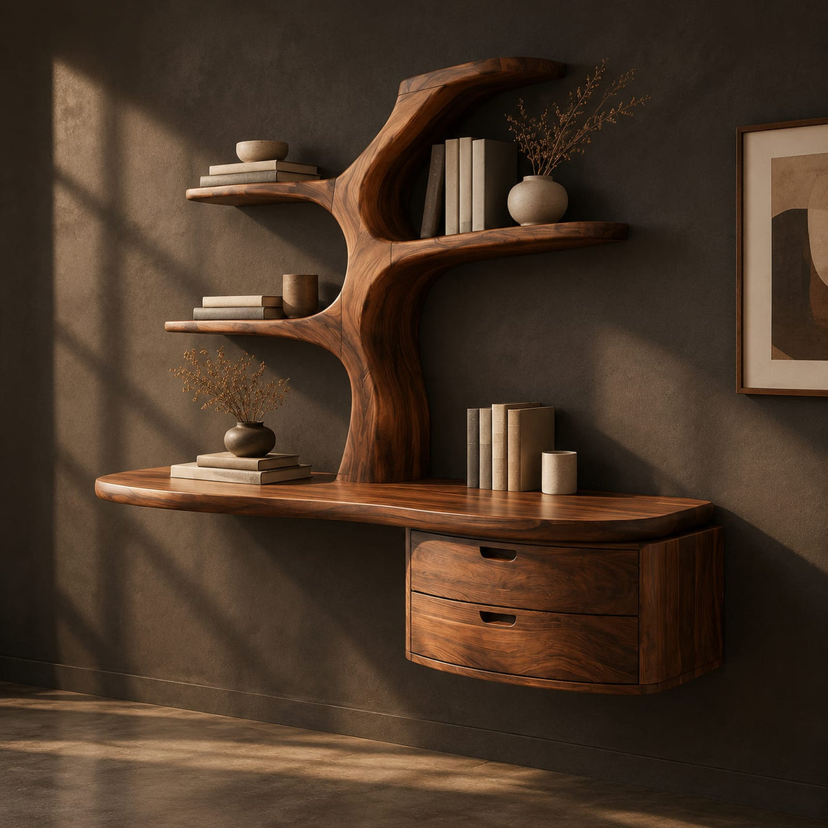 Natural wood grain detail