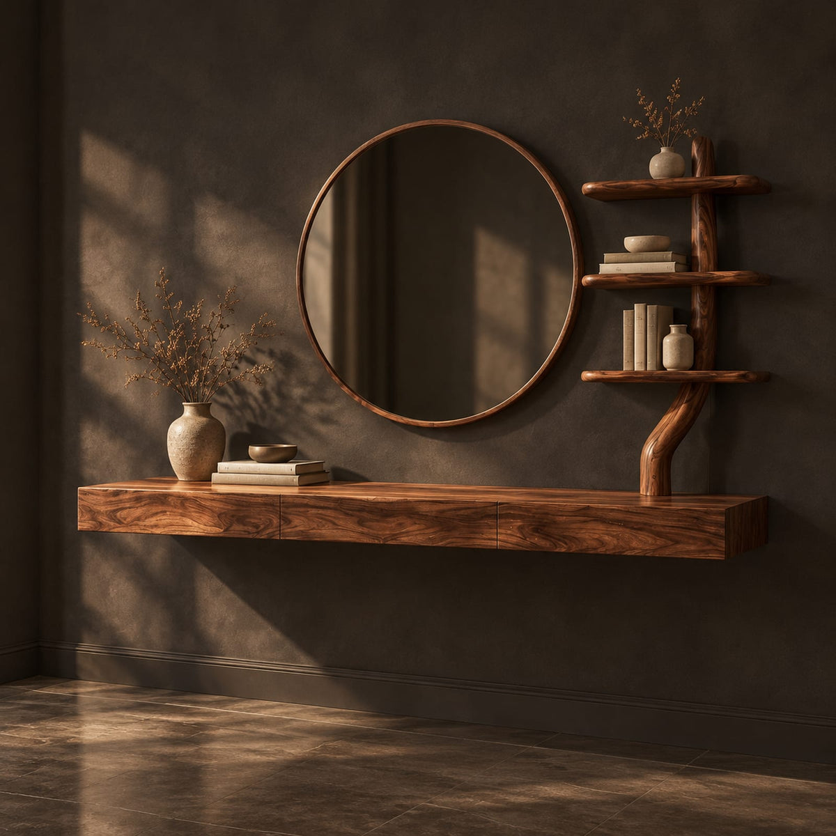 Natural wood grain detail