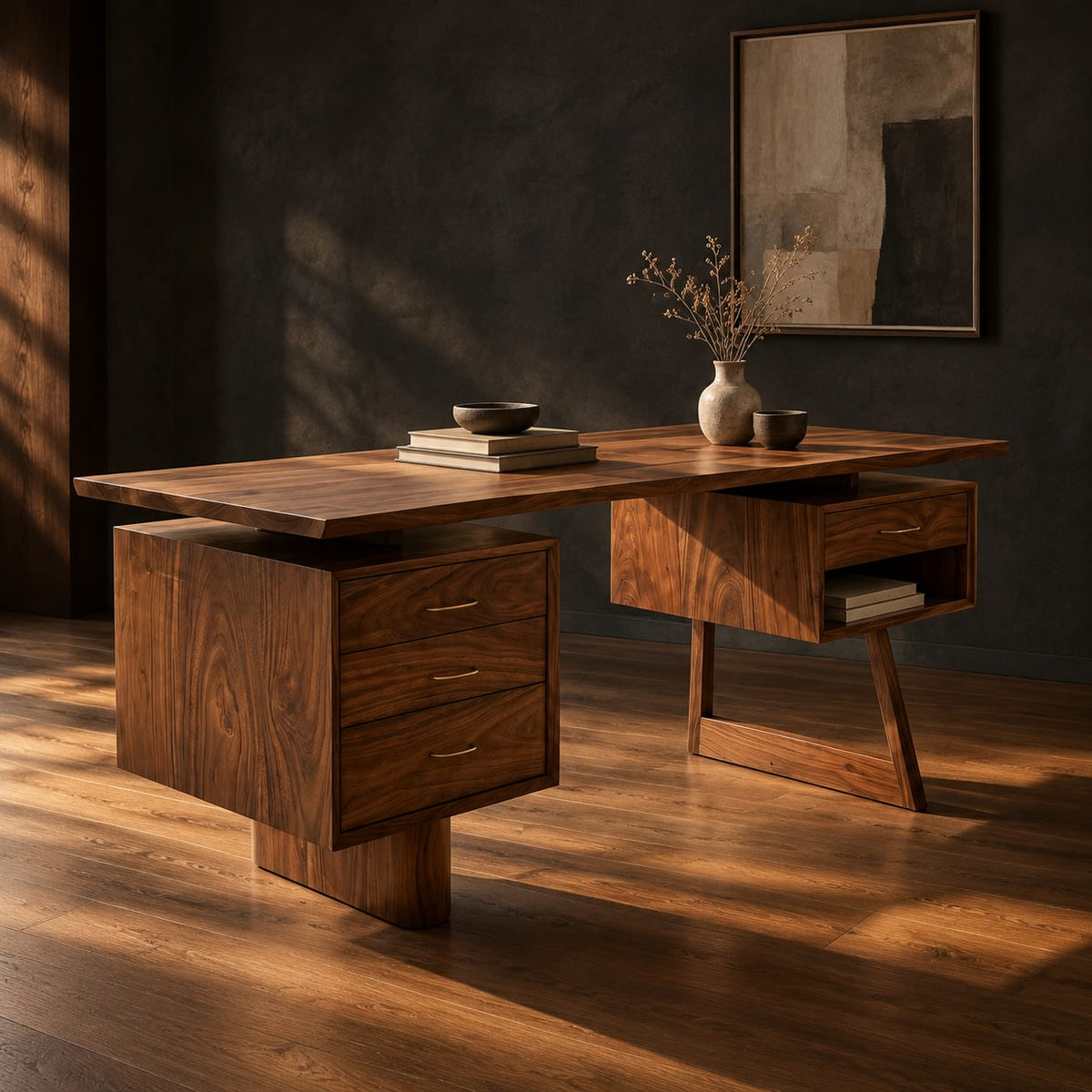 Natural wood grain detail