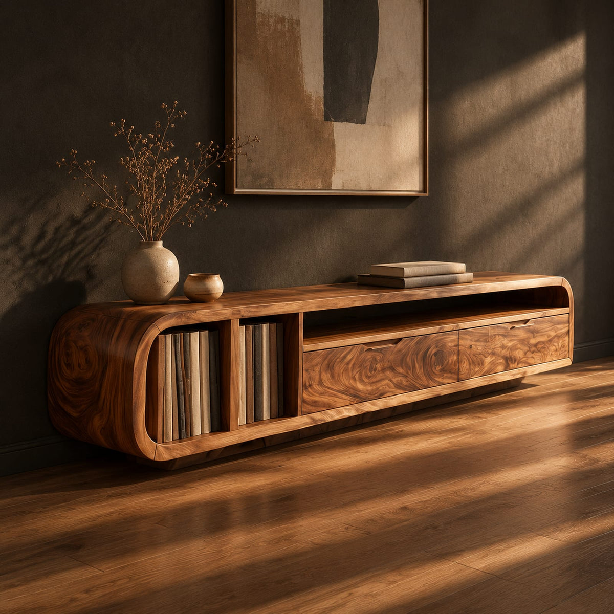 Natural wood grain detail