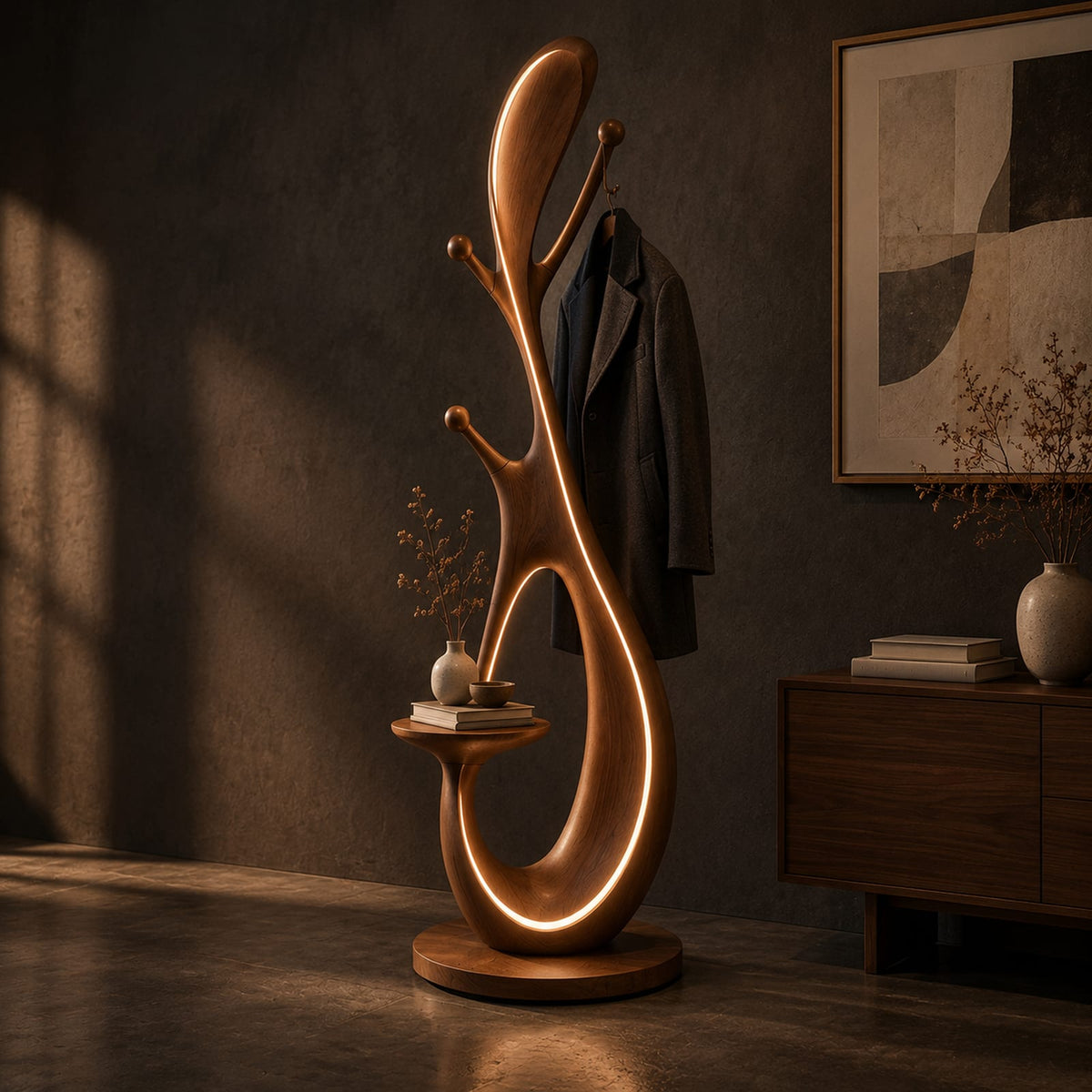 Natural wood grain detail