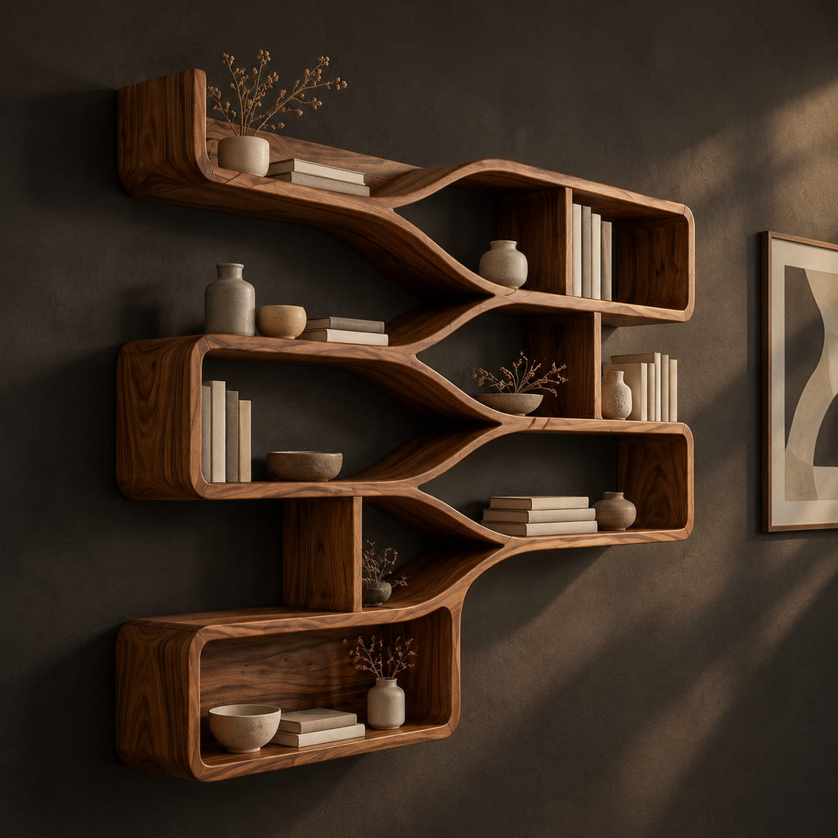 Natural wood grain detail