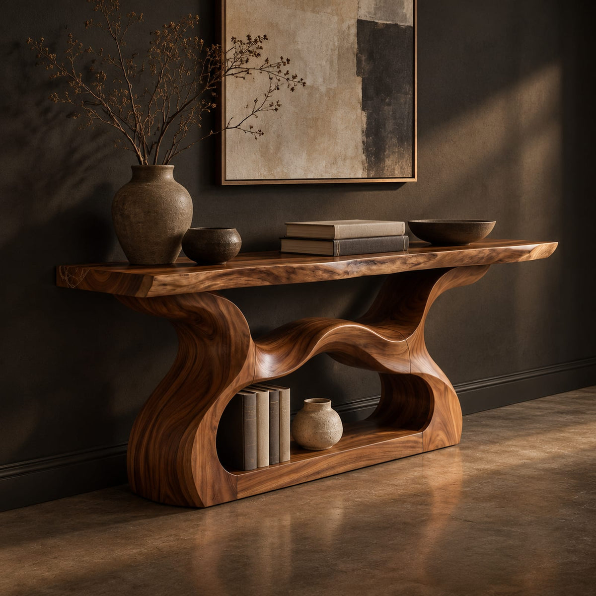 Natural wood grain detail