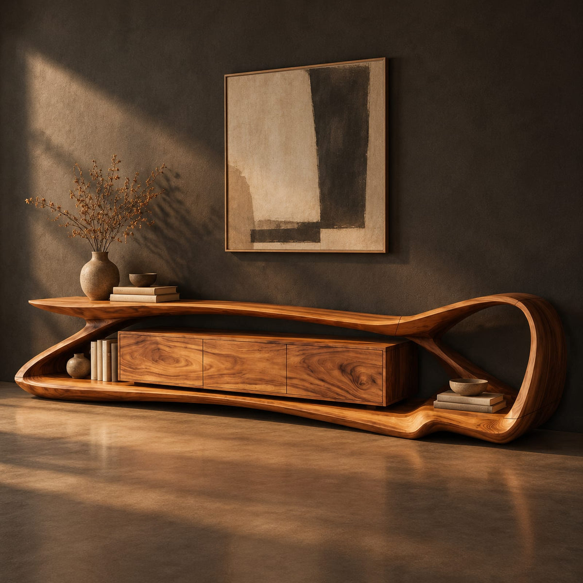 Natural wood grain detail