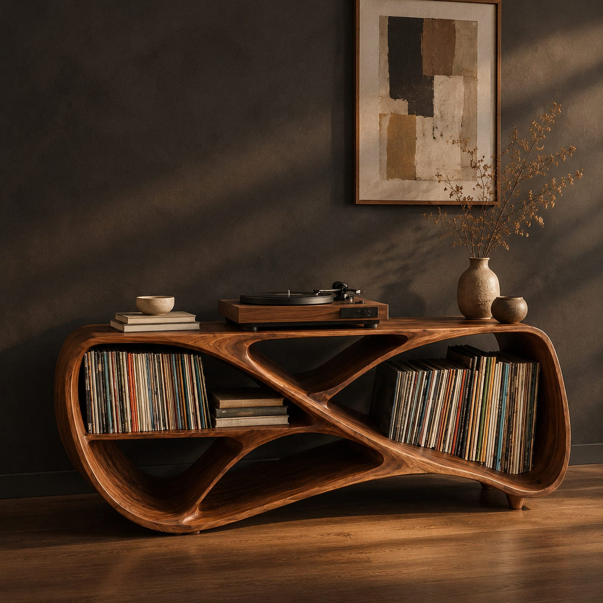 Natural wood grain detail