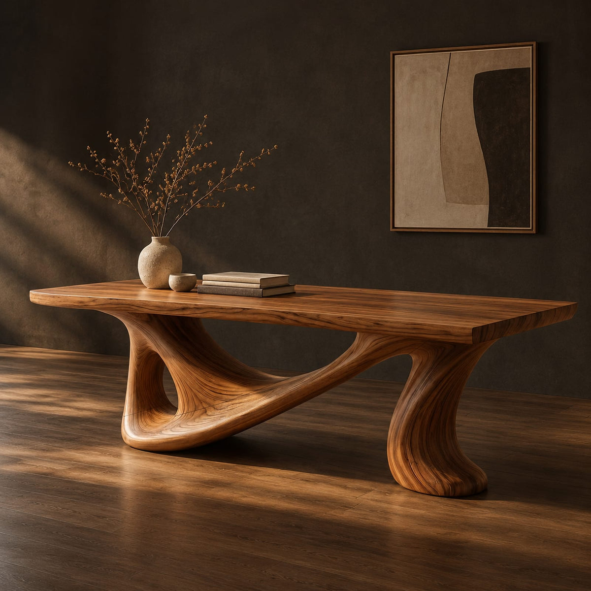 Natural wood grain detail