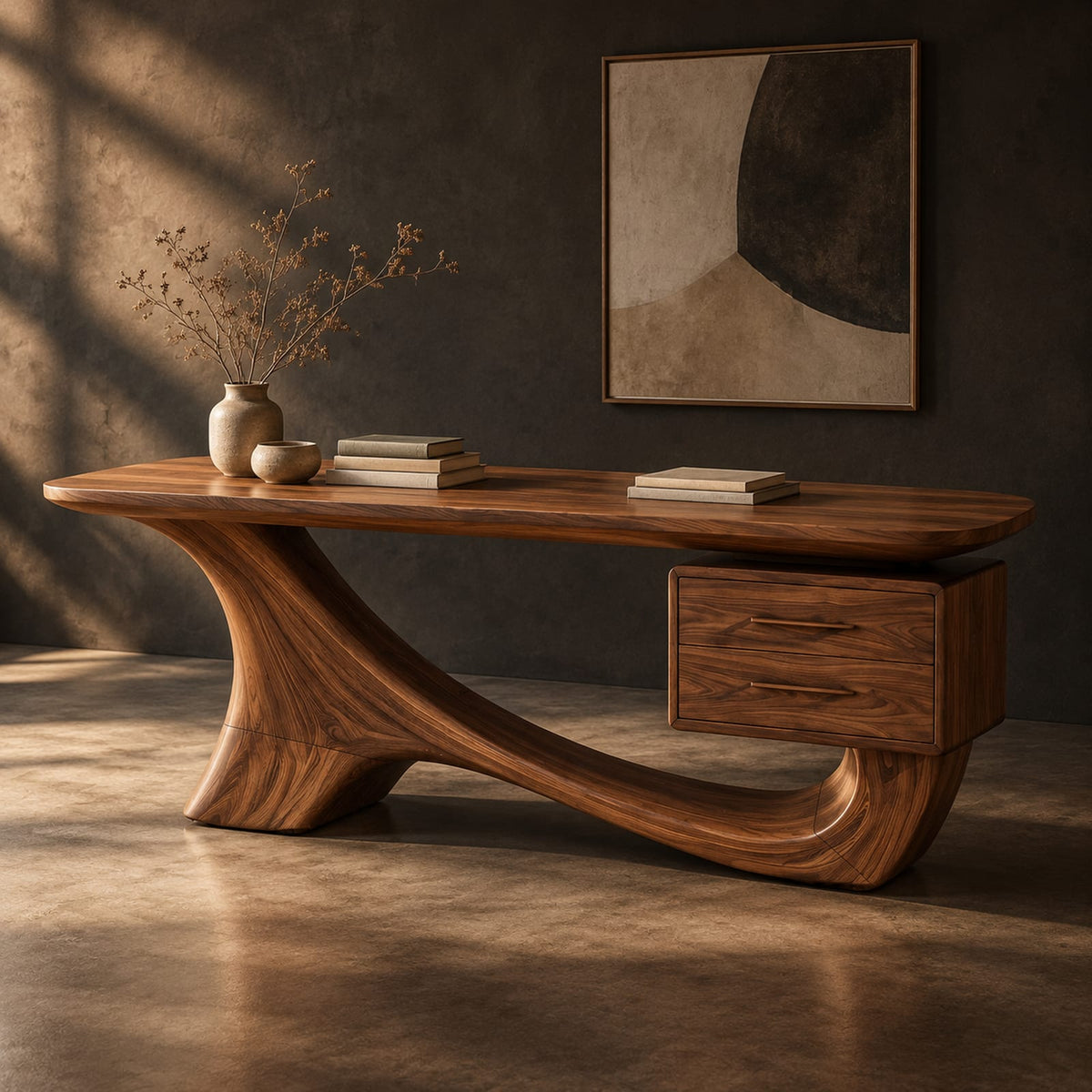 Natural wood grain detail