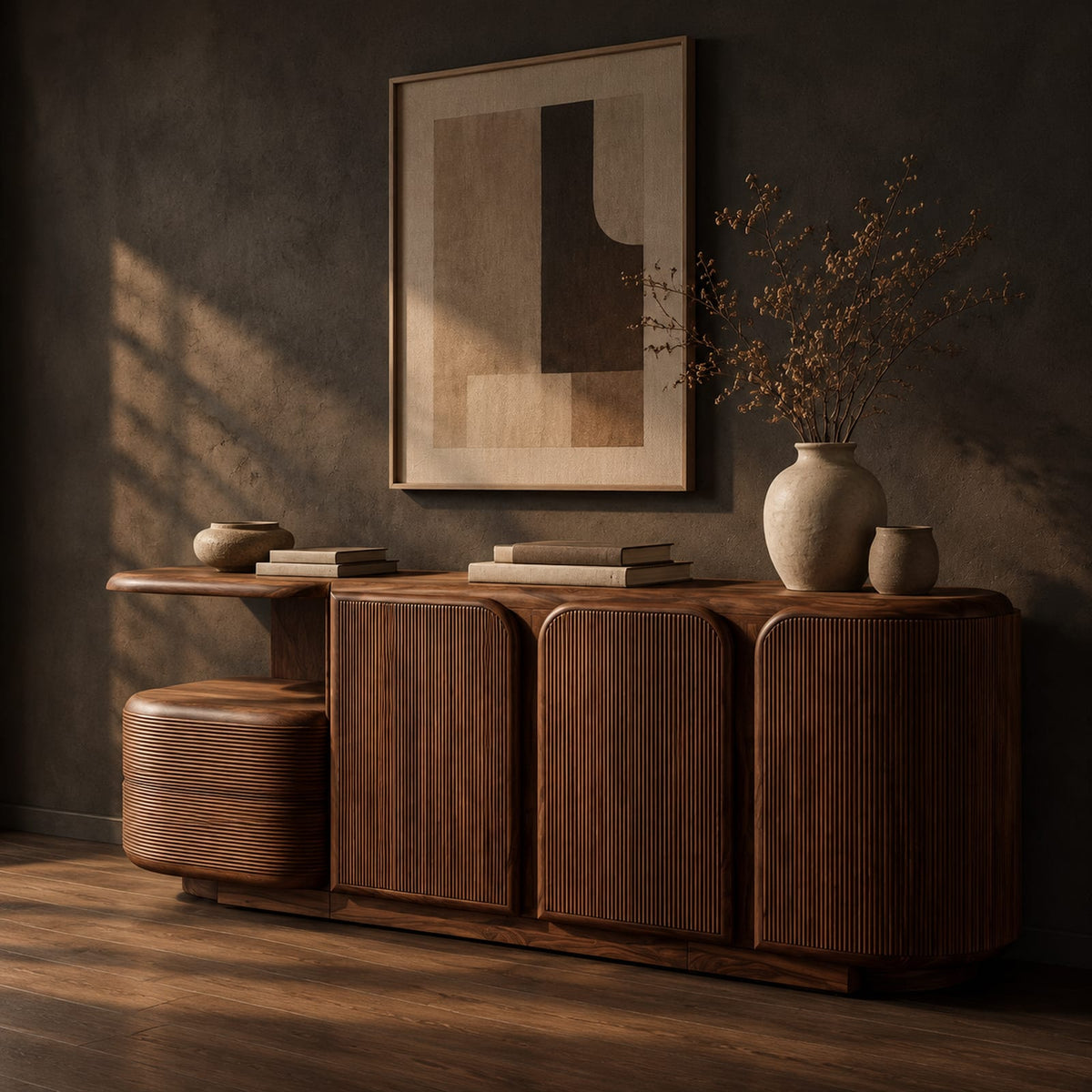 Natural wood grain detail