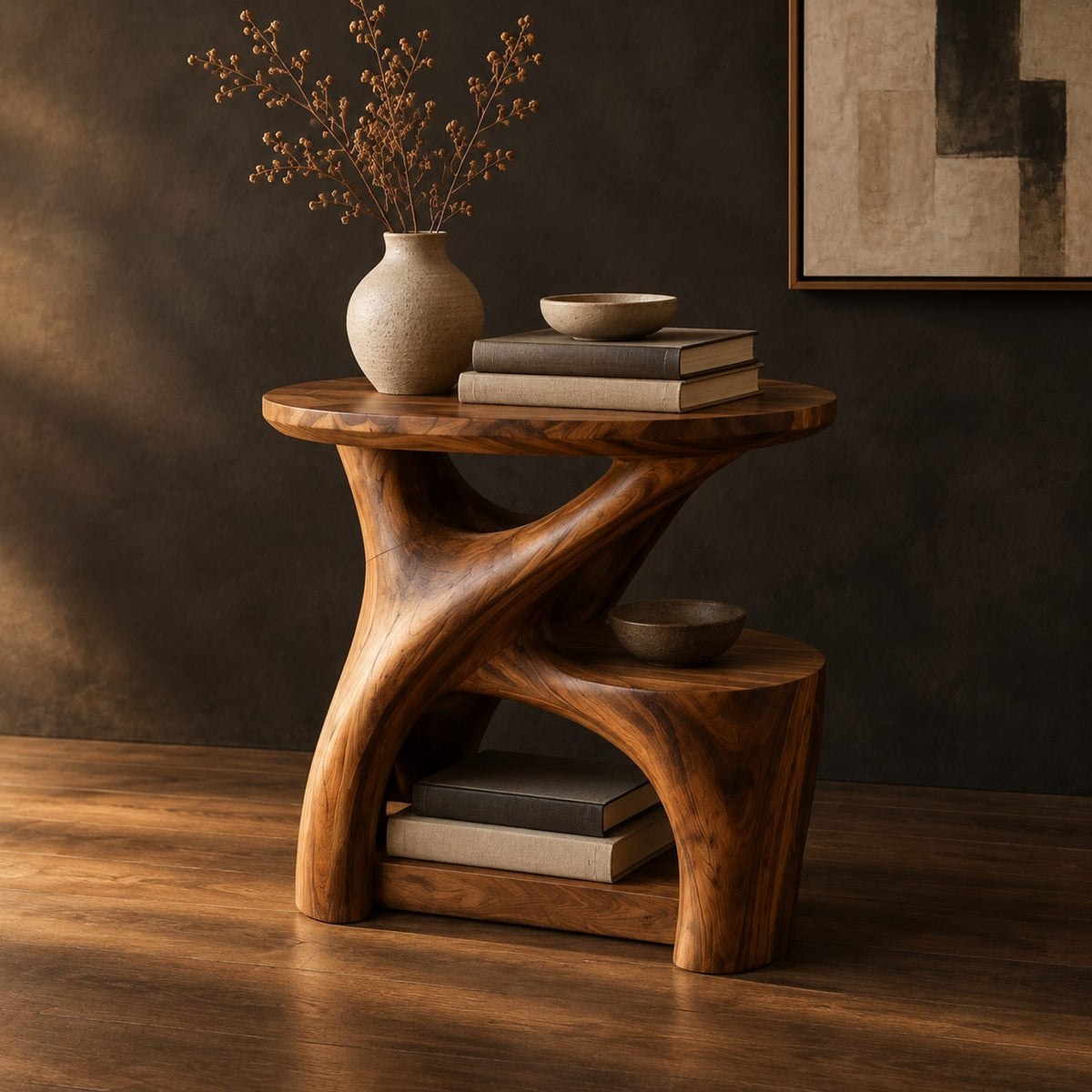 Natural wood grain detail