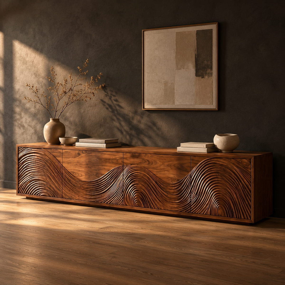 Natural wood grain detail
