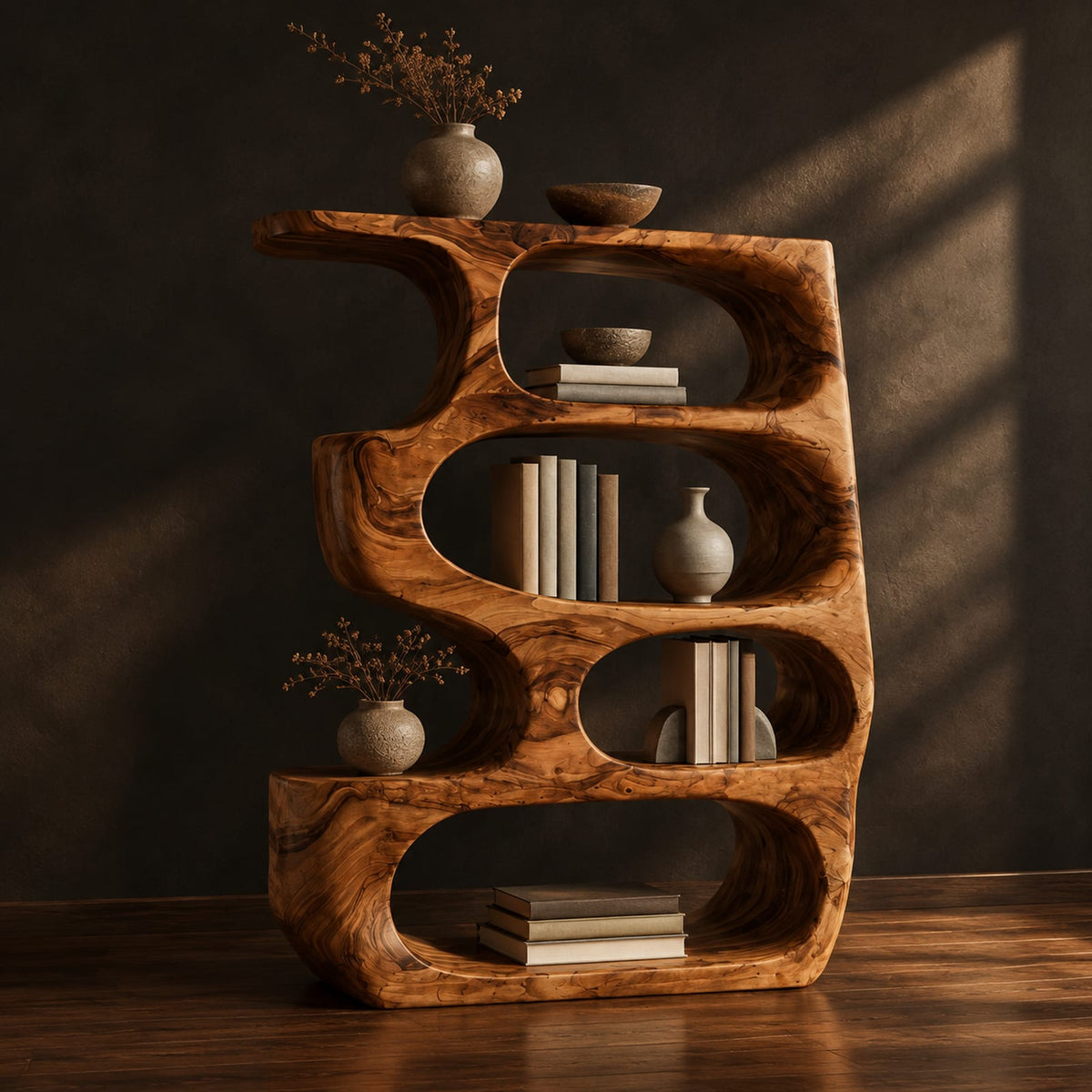 Natural wood grain detail