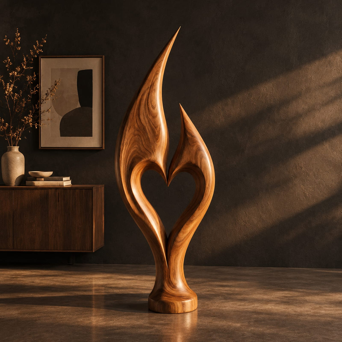 Natural wood grain detail