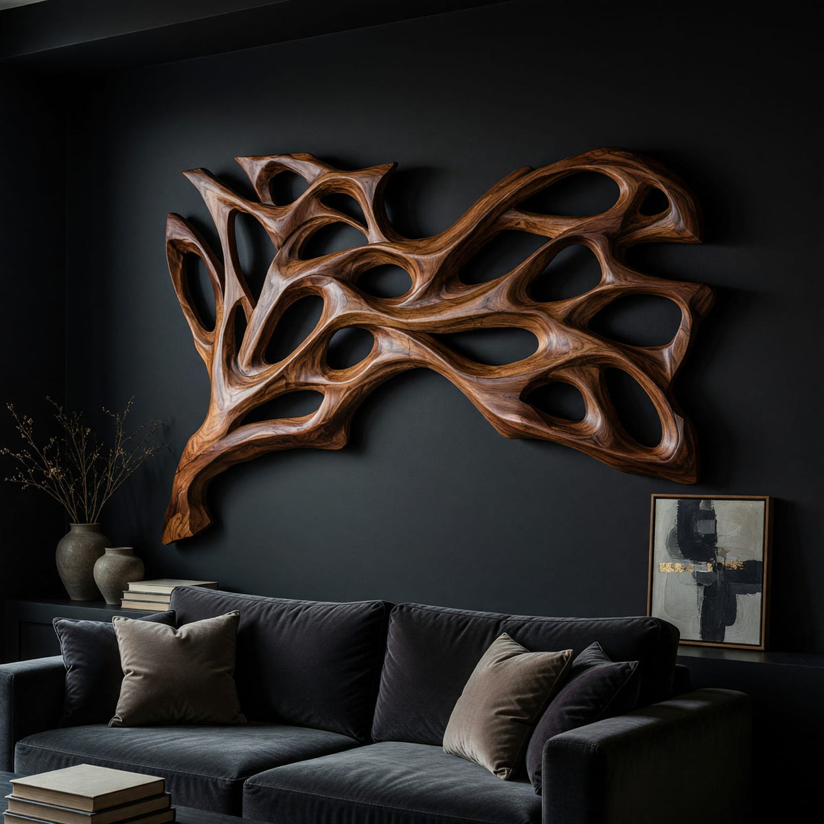 Natural wood grain detail