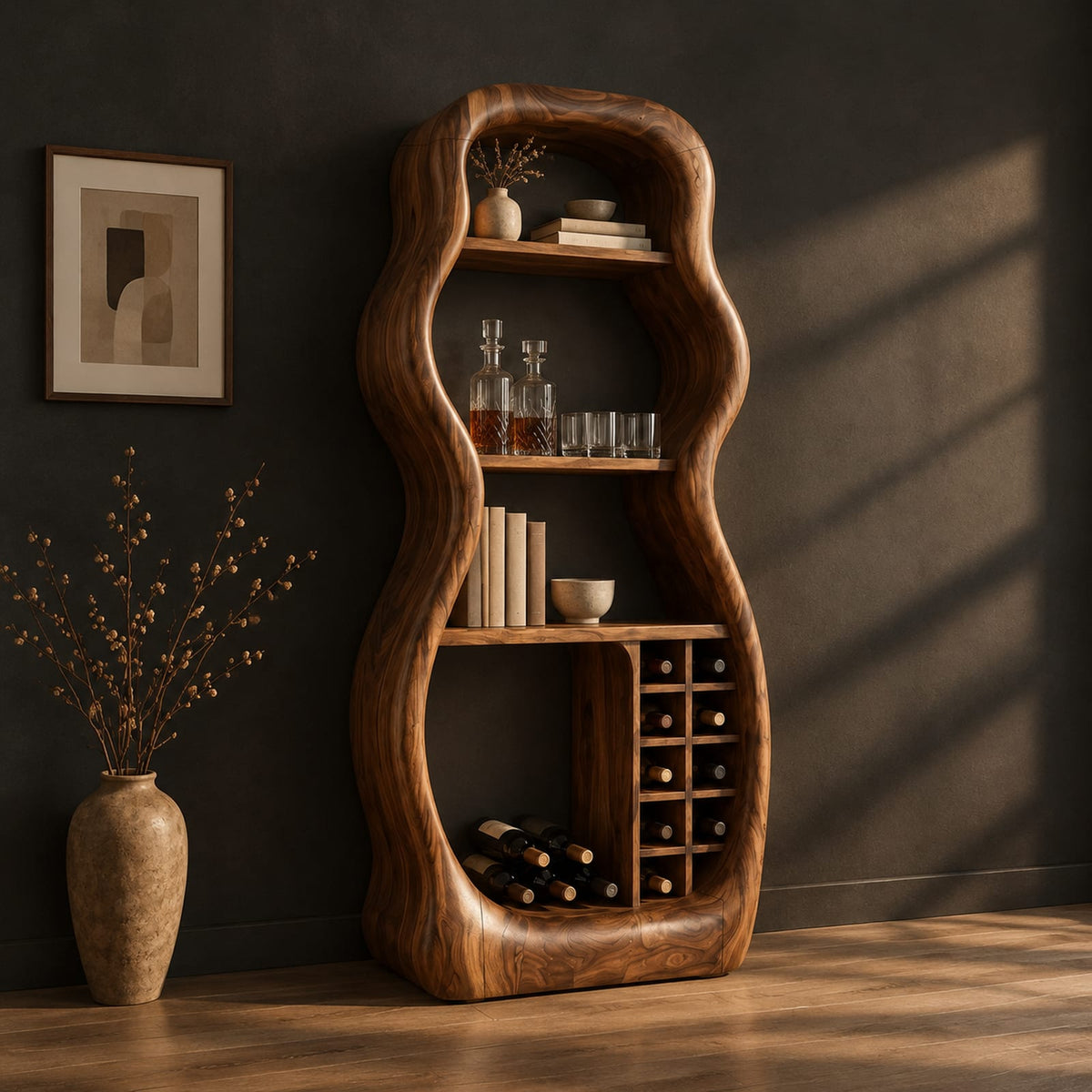 Natural wood grain detail