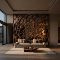 Solid Wood Room Divider Open Space, view 10