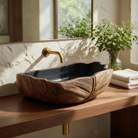 Solid Wood Sink Vanity Farmhouse Solid Traditional Bathroom, view 10
