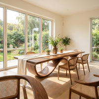 Minimalist Slab Dining Table For Compact Dining Area, view 10