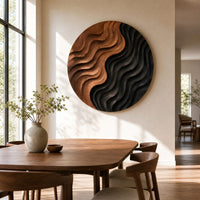 Modern Organic Wall Sculpture For Breakfast Nook Interior, view 10
