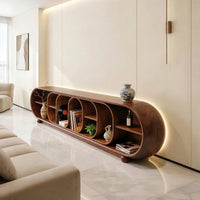 Loopform Media Console with Nested Open Shelving, view 10
