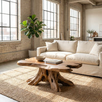 Rustic Root Coffee Table For Living Room, view 10