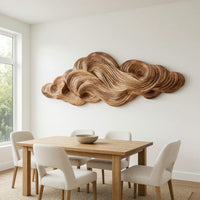 Pale Timber Cloud Rolling Across a Walnut Wall Panel, view 10 — view 10