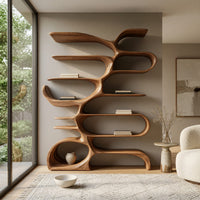 Bookcase for a Reading Corner in a Dark-Walled Room, view 10