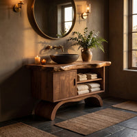 Solid Wood Bathroom Vanity Double Sink Master, view 10