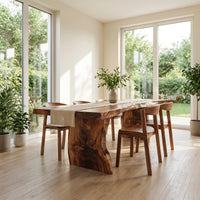 Rustic Live Edge Dining Table For Dining Area, view 10