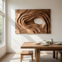 Spiral Wave Wall Art for a Wide Living Room Wall, view 10 — view 10