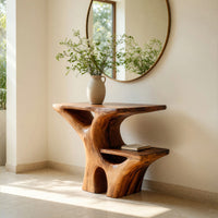 Artistic Side Table Unique Multi Tiered Design For Home, view 10