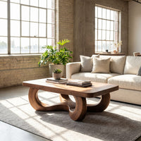 Rustic Solid Wood Table For Eclectic Interiors, view 10