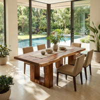 Minimalist Dining Table For Poolside Dining Area, view 10
