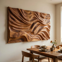Windswept Ridge Wall Panel for a Dark Modern Lounge, view 10 — view 10