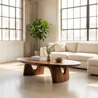 Handcrafted Solid Wood Coffee Table Livingroom Decor Haunted Charm, view 10