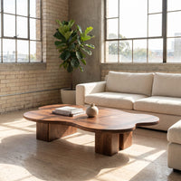 Contemporary Cloud Shape Coffee Table For Living Room Decor, view 10