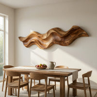 Freeform Ribbon Wave Wall Sculpture, Made to Order, view 10 — view 10