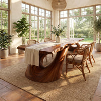 Modern Live Edge Dining Table For Open Concept Dining, view 10