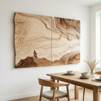 A Single Log, Opened Out Into a Canyon Wall Panel, view 10 — view 10