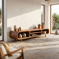 Capsule-Frame Media Console, Open on Both Sides, view 10