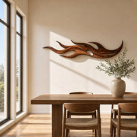Wall Art Modern Carved Wall Sculpture For Conversation Area Interior, view 10
