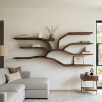Wall-Mounted Bookshelf Carved as a Branching Tree Limb, view 10