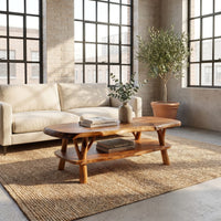Natural Wood Coffee Table For Studio Lounge, view 10