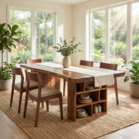 Modern Kitchen Table With Storage Cabinet, view 10