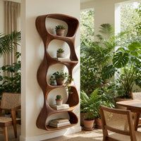 Solid Wood Wall Mounted Shelf Natural Living Room, view 10