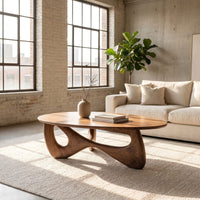 Rustic Coffee Table For Warm Room Ambience, view 10