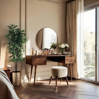 Solid Wood Dressing Table Mid Century Handmade Vanity Bedroom, view 10