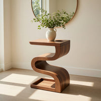 Minimalist Sculptural Side Table For Contemporary Living Space, view 10