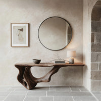 Root-Form Console Table Carved in Solid Hardwood, view 10