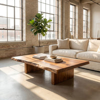 Organic Coffee Table For Tropical Villa Lounge, view 10